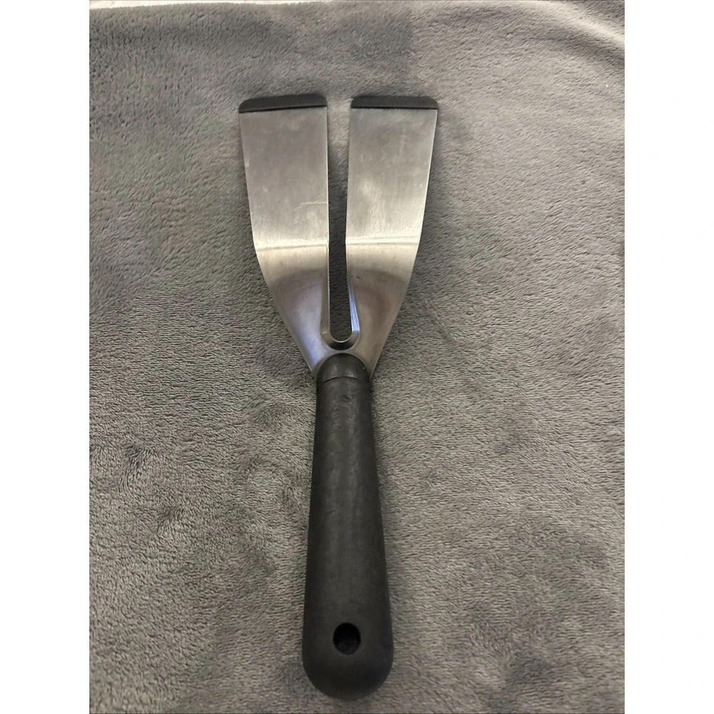 Chef'n FlipForce Dual Blade Spatula‎ Stainless Steel Fish Turner Black Handle
